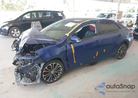 2014 Toyota Corolla S Plus из США, поврежденный, VIN 2T1BURHE6EC178087